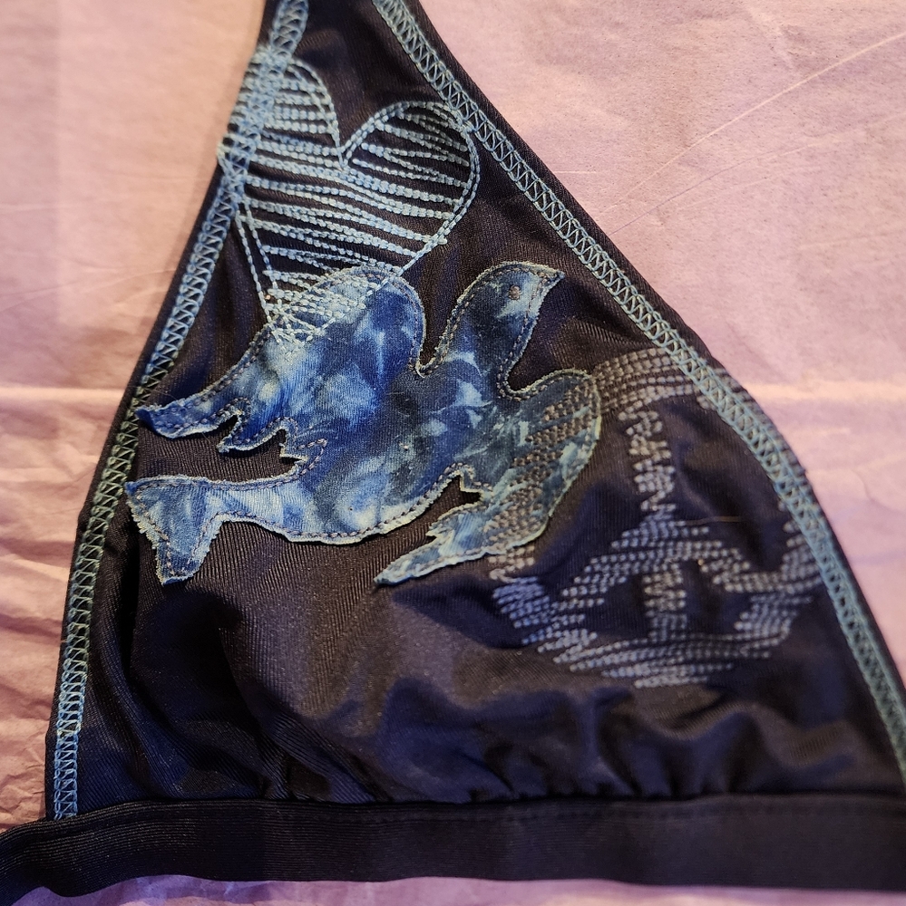 Lucky Brand DKNY Blue Bikini